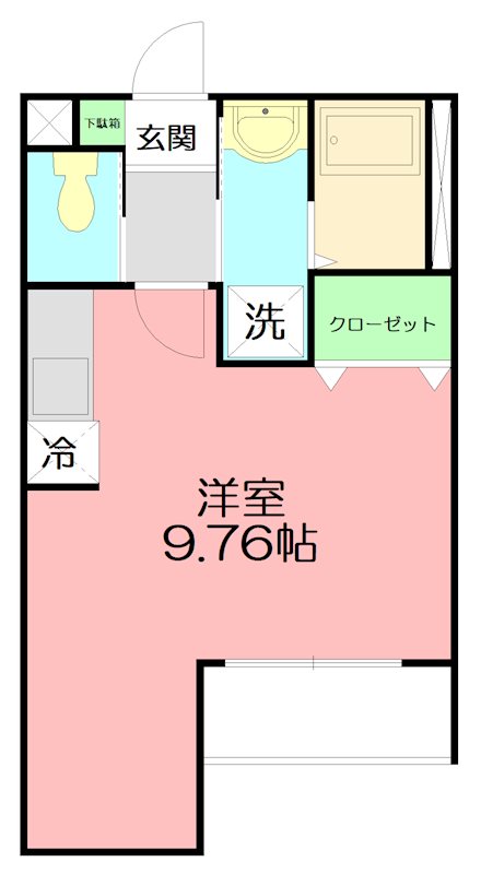 ブラウンナッツ 101号室 間取り
