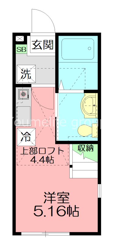 ハーミットクラブハウスヒルズ戸塚A棟 101号室 間取り