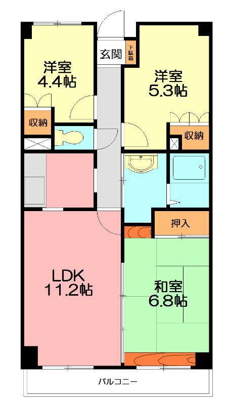 ヴェール戸塚 間取り