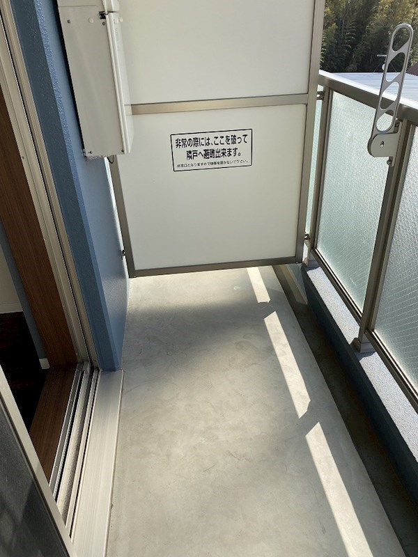 カレッジヒルズA ベランダ