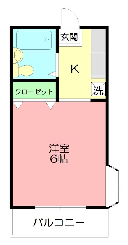 スコーピオ 101号室 間取り