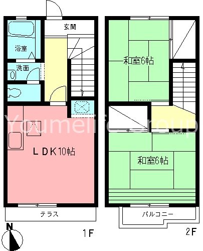 テラスいざわＡ 間取り