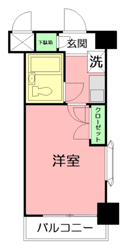 ビッグヴァン平塚松風町  201号室 間取り