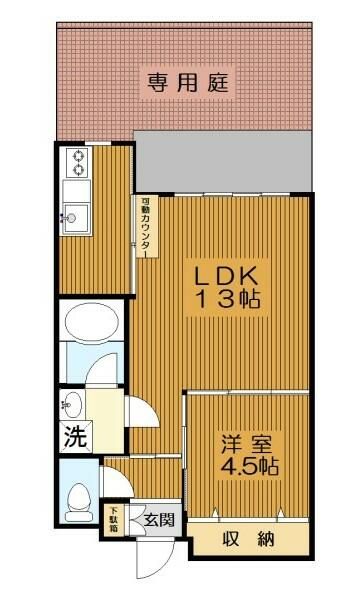 プリティ双葉 間取り