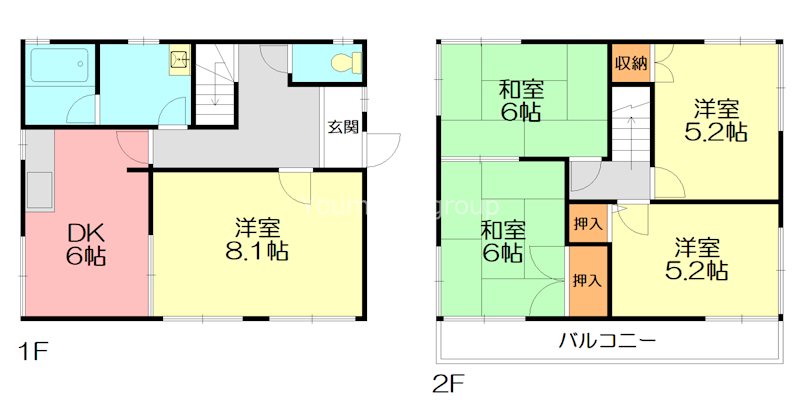 平塚市片岡中古戸建 間取り