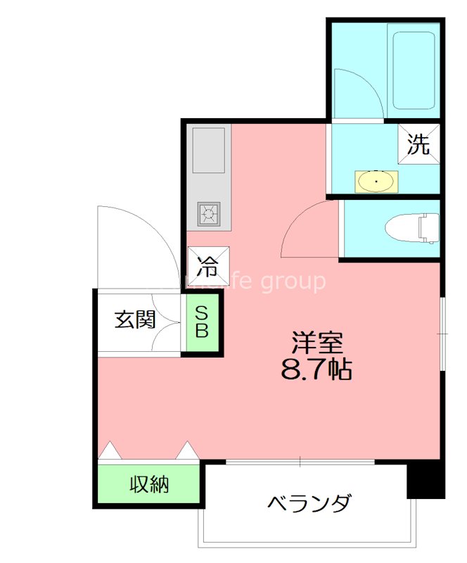 アイリスヴェール141 505号室 間取り