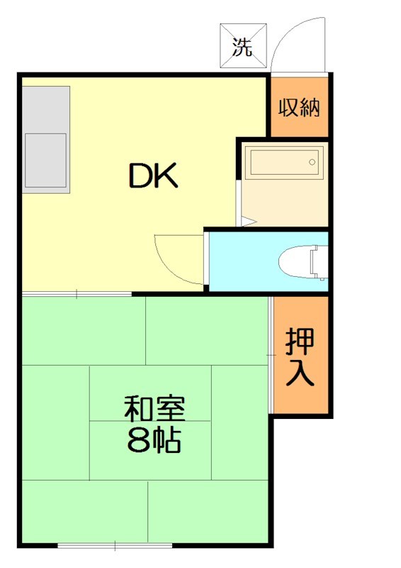 ハイツ松永 103号室 間取り