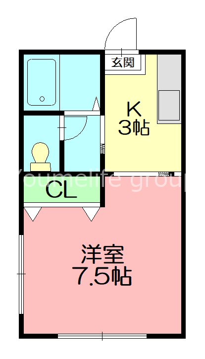 TERU　NO.5 101号室 間取り