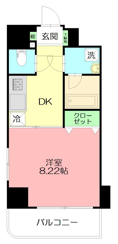 ロイヤルヒルズ 706号室 間取り