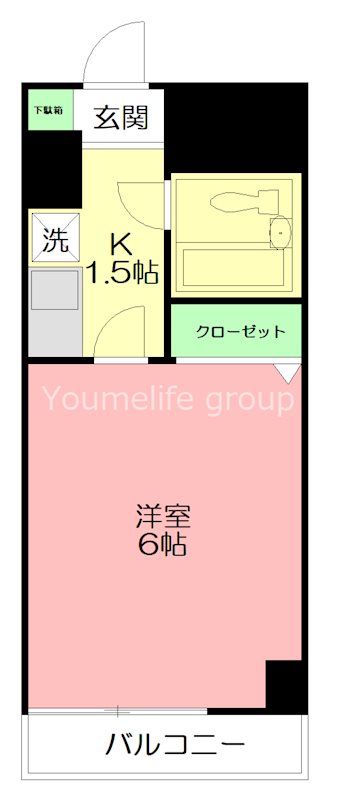 クリオ愛甲石田壱番館 402号室 間取り