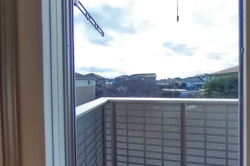 ソレイユⅡ ベランダ