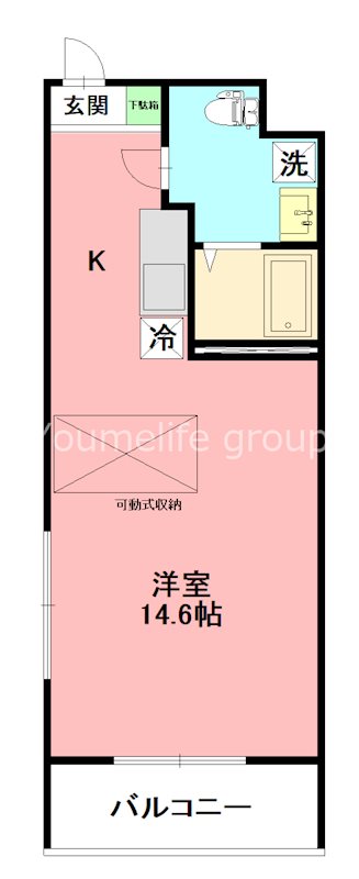 プレイズ　レイ 403号室 間取り