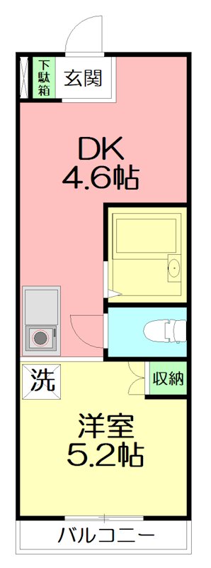 ハイムエーデルワイスA棟 303号室 間取り