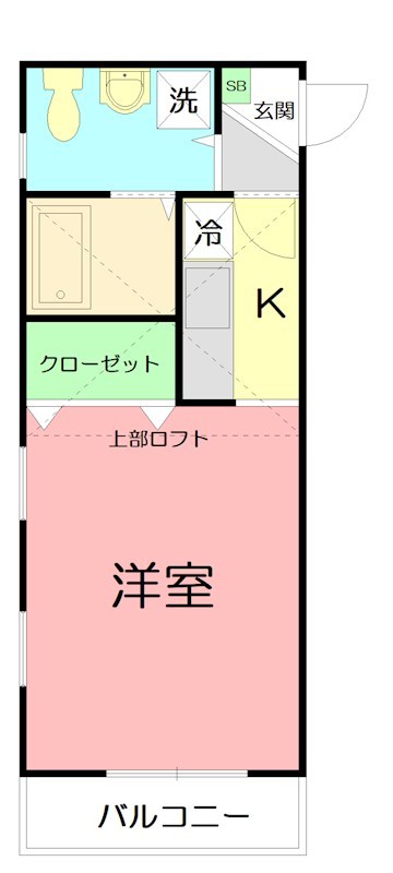 Noble.V.Bonap&rsquo;Arc  201号室 間取り