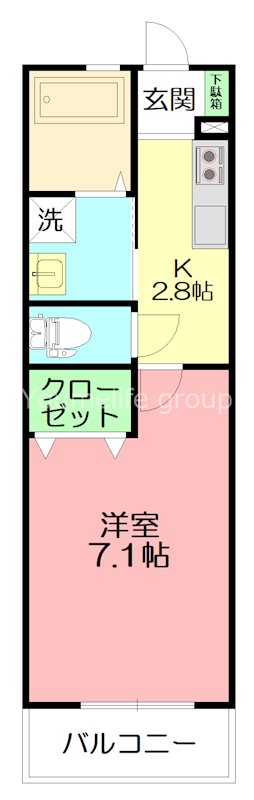 BeRiche(ベリッシュ) 109号室 間取り