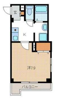 エミネンス 205号室 間取り
