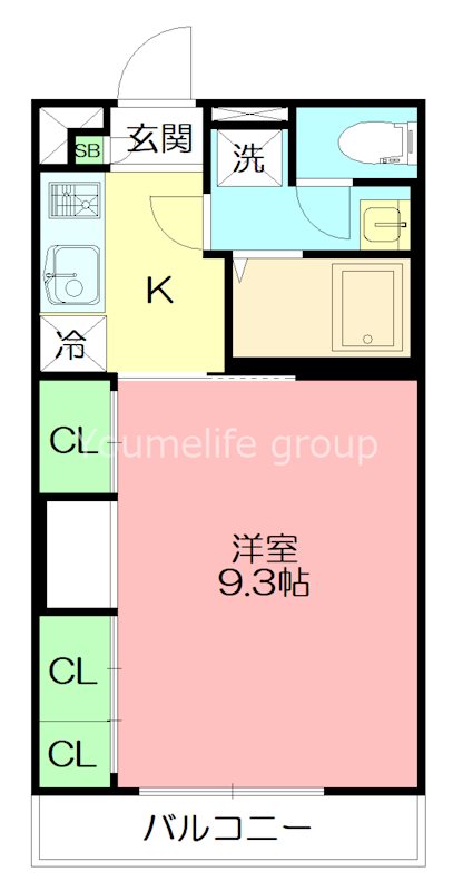 リブリ・厚木南 210号室 間取り