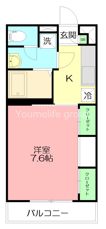 リブリ・厚木旭町 307号室 間取り