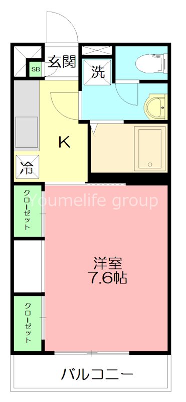 リブリ・厚木旭町 205号室 間取り
