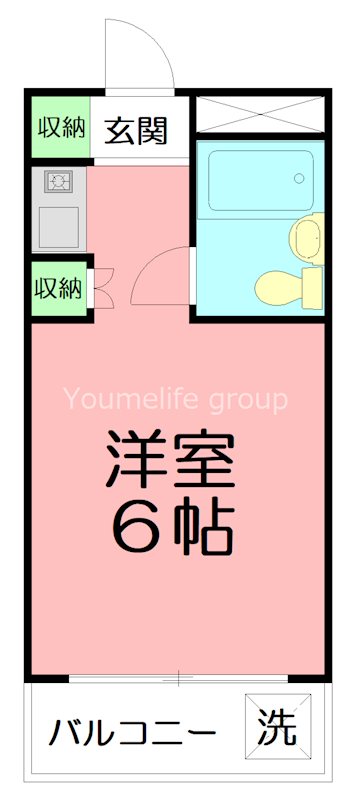 ウィン大船 302号室 間取り
