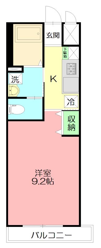 アルビレオ  0102号室 間取り