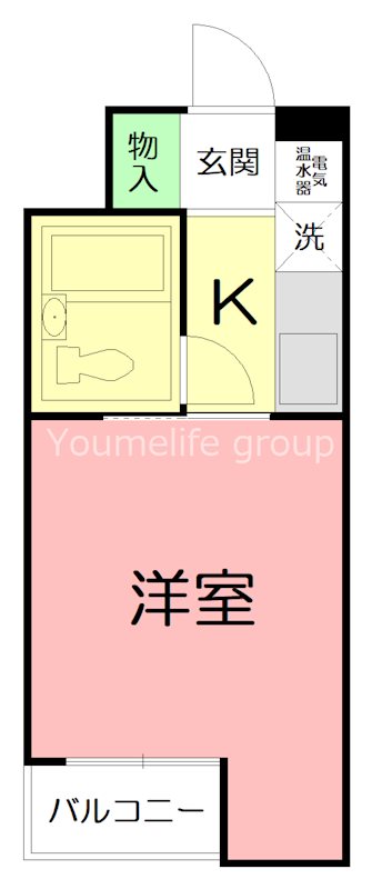 日神パレス戸塚 405号室 間取り