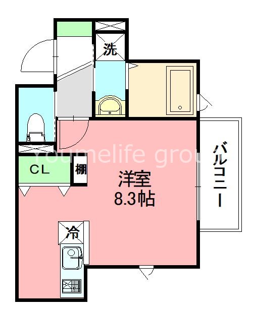 Glanz藤沢 301号室 間取り