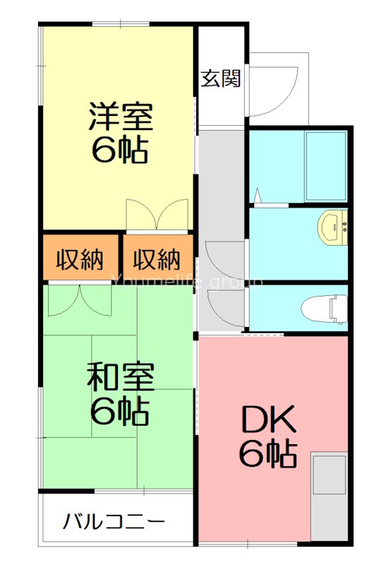 ベルデIZAWA 201号室 間取り