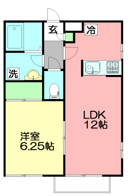 ミノリア 203号室 間取り