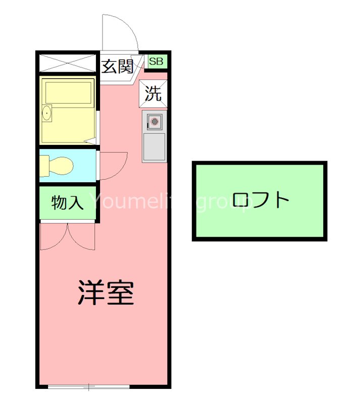 AOI 102号室 間取り