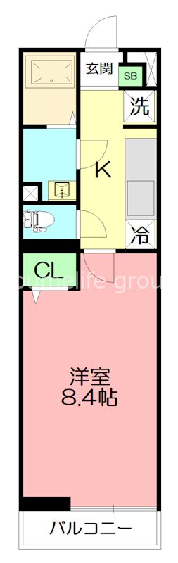 リブリ・藤沢Ⅱ 101号室 間取り