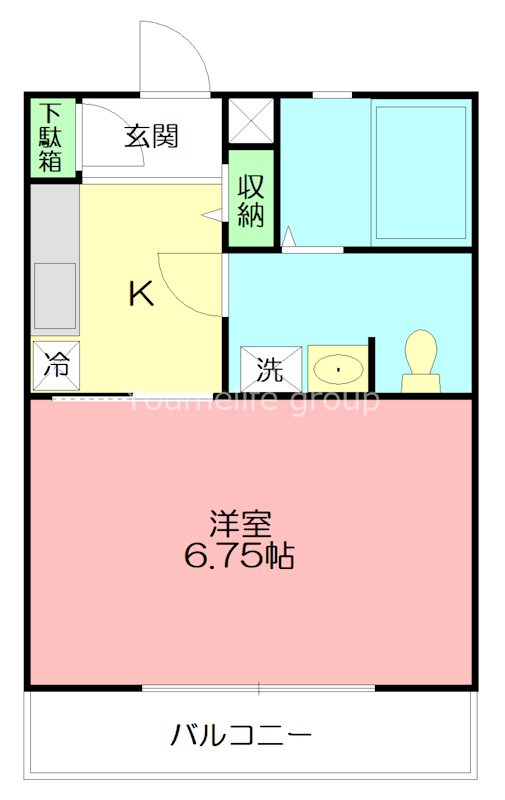 ラティアス 104号室 間取り