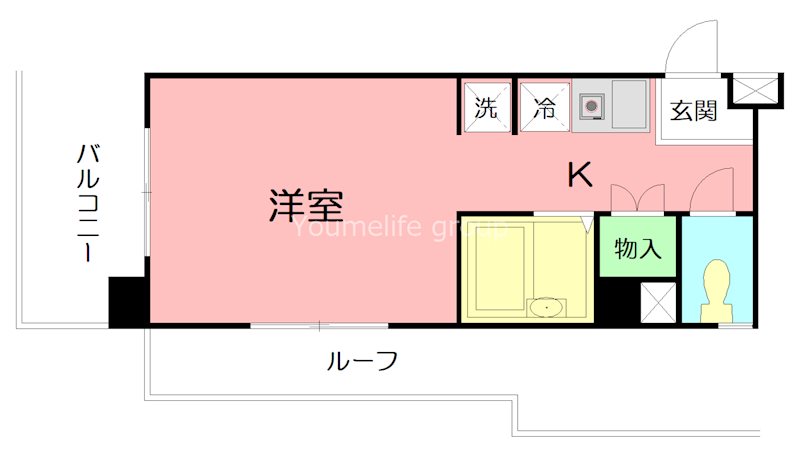 アックス横浜戸塚 308号室 間取り