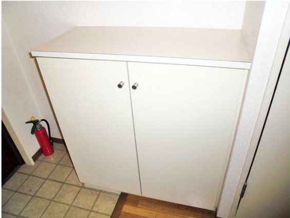 くりいむマンション 玄関