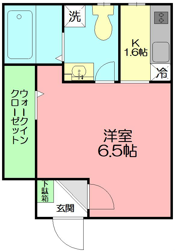 マックス　ベルジェ 103号室 間取り