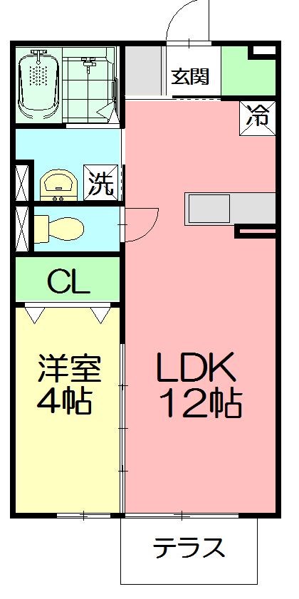 リジェールDonDonA（リジェールドンドンエー） 201号室 間取り