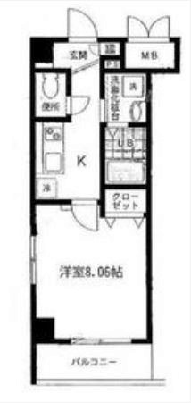 NOWA　BLD.V 405号室 間取り