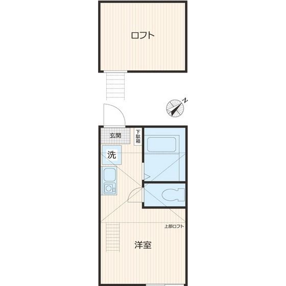 ヒルズ戸塚町 201号室 間取り