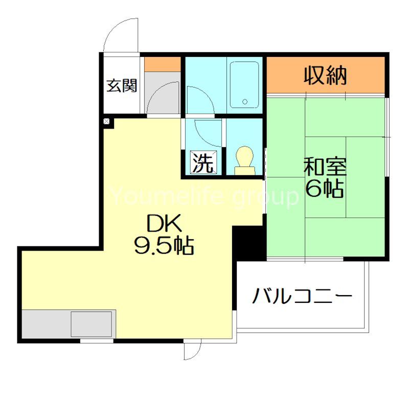 旭町武井ビル 503号室 間取り