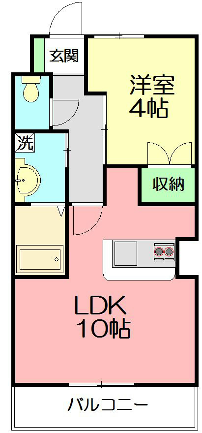 レグルス 201号室 間取り
