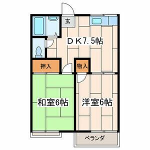 グランデュールＭ 204号室 間取り