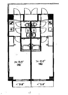 アミューゼ湘南 206号室 間取り