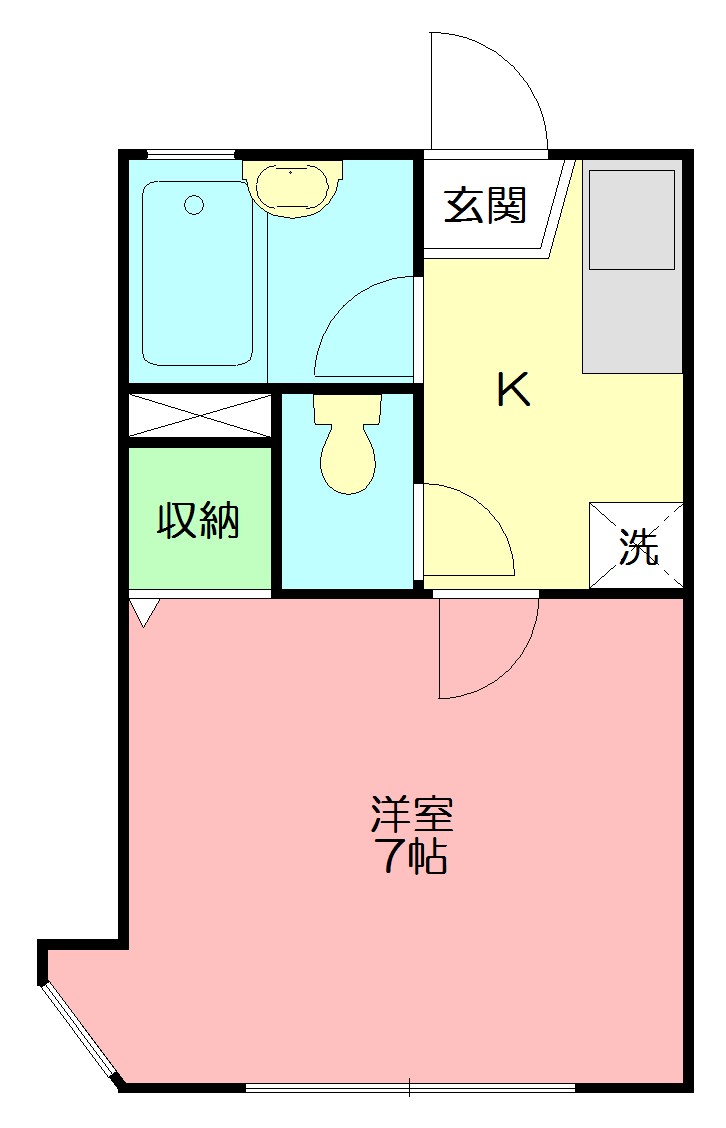 アネックスOK 202号室 間取り