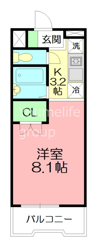 メゾン・プチソーレ 105号室 間取り
