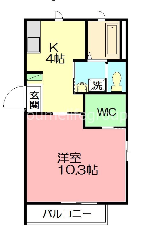 ウィンズ本鵠沼 101号室 間取り