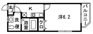 ルナ・アイル 103号室 間取り