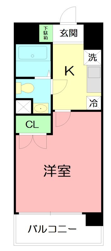 クロスピア山王 202号室 間取り