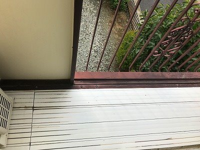 ビラサンロードB棟 ベランダ