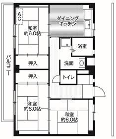 ビレッジハウス二宮2号棟 104号室 間取り