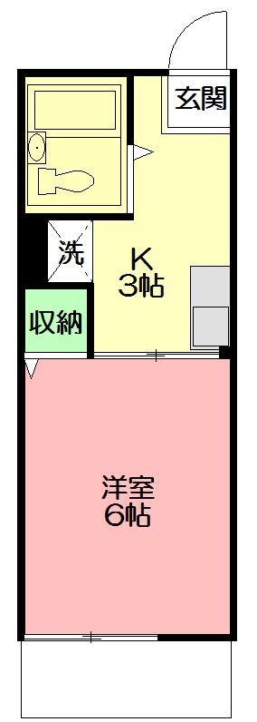 さくらハイツ 102号室 間取り